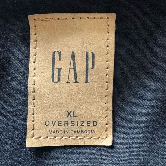 Gap Studded Oversized Icon Denim Jacket Size XL - Picture 9 of 9